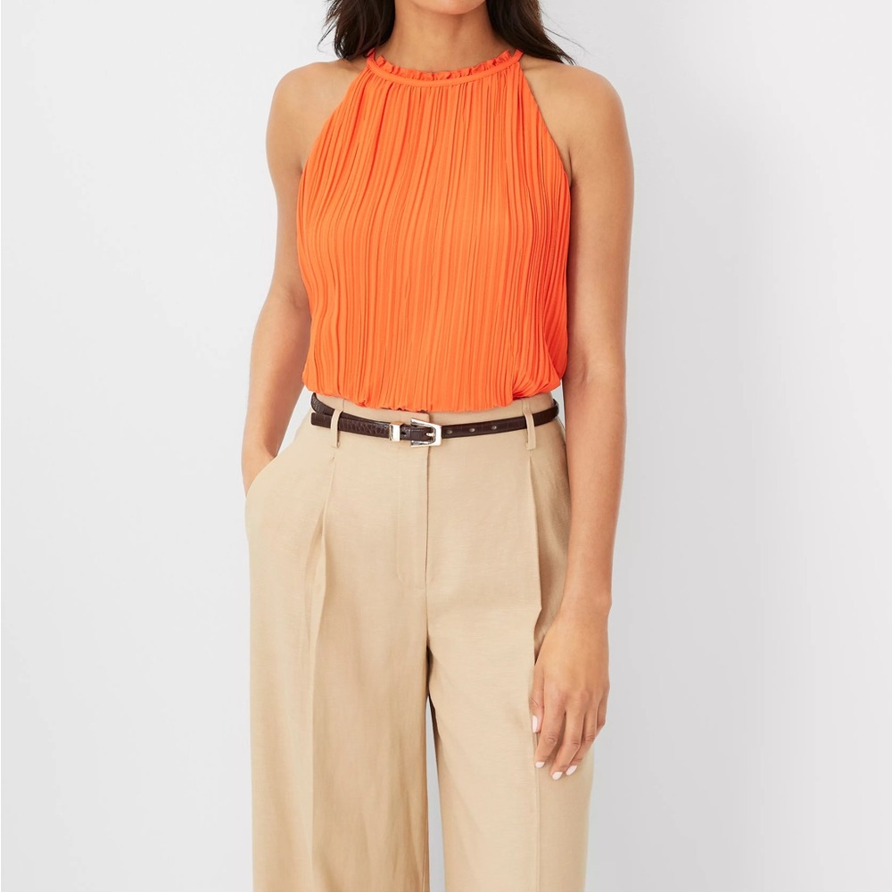 Pleated Halter Top